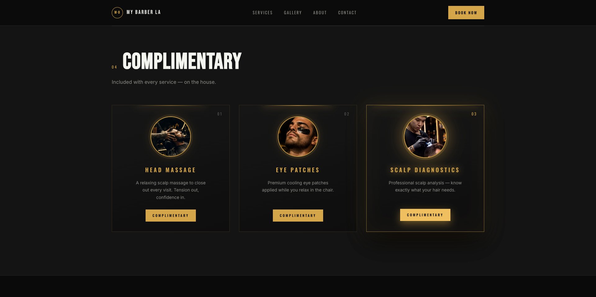 My Barber LA — complimentary
